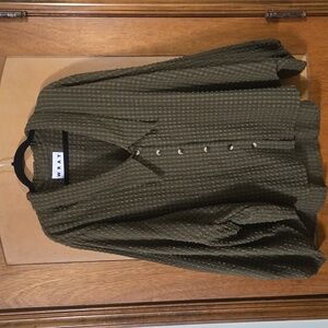 Olive Green Women's Blouse